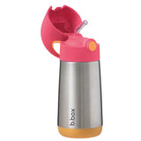 b.box Insulated Drink Bottle 350ml - Strawberry Shake