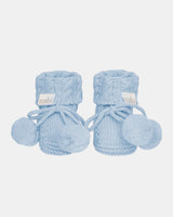 Organic Booties Yummy Bluebell