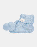 Organic Booties Yummy Bluebell