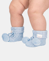 Organic Booties Yummy Bluebell