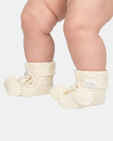 Organic Booties Yummy Cream