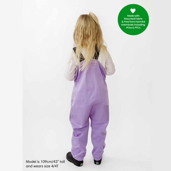 All-Weather Fleece Overalls - Periwinkle