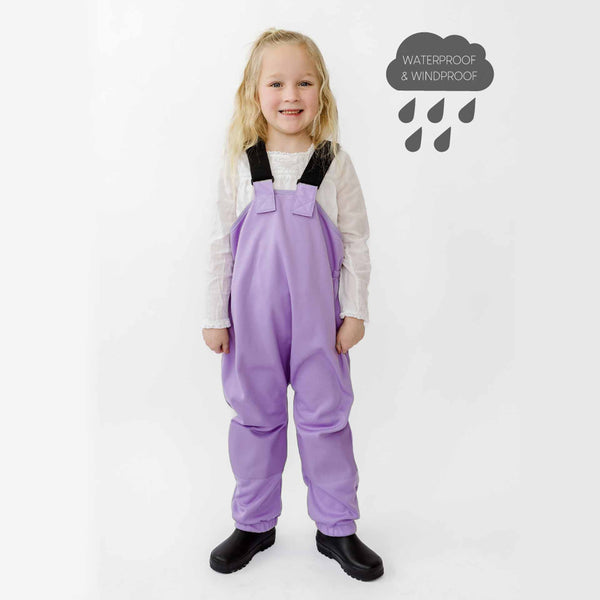 All-Weather Fleece Overalls - Periwinkle