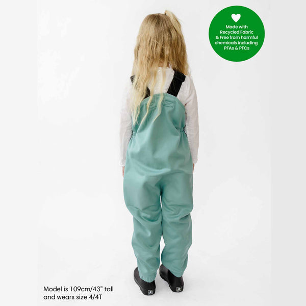 All-Weather Fleece Overalls - Seafoam