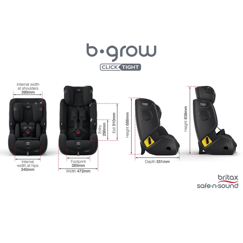 Britax Safe-n-Sound b-grow ClickTight Car Seat | Tex