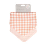 Bandana Bibs 2pk - Gingham Srawberry