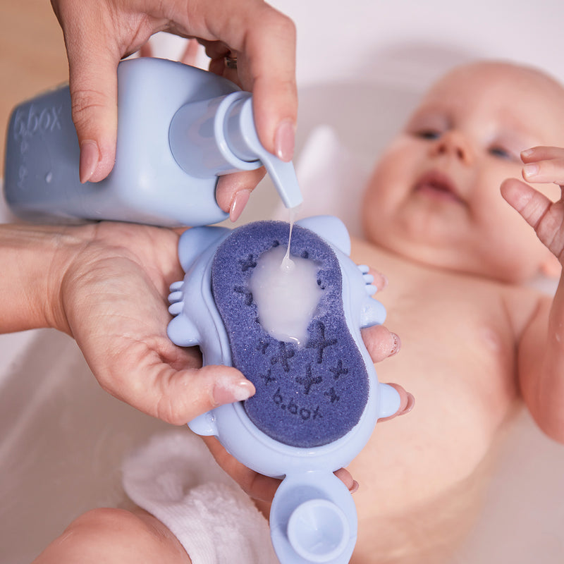 Baby Bath Brush Sponge - Blue