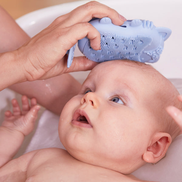 Baby Bath Brush Sponge - Blue