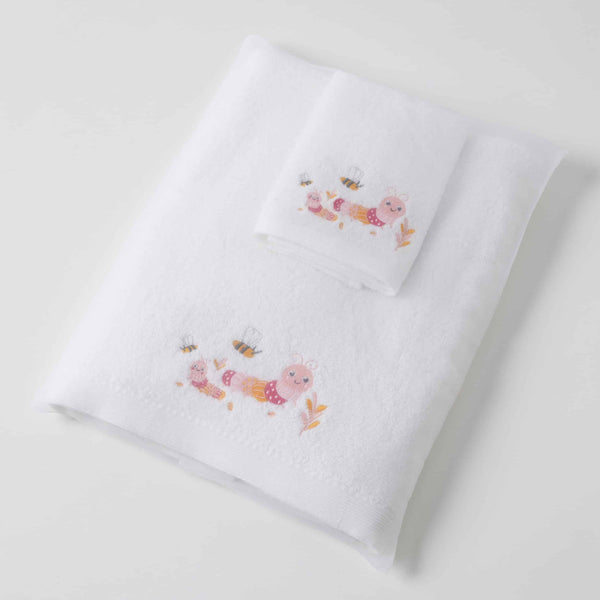 Little Critters Bath Towel & Face Washer in Organza Bag