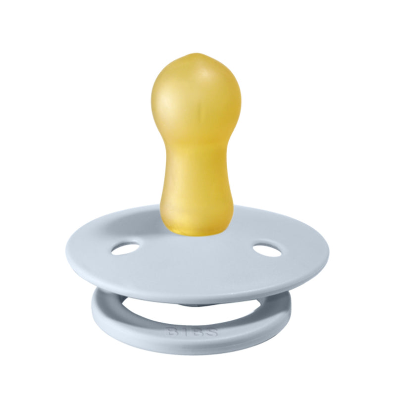 BIBS Pacifier - Colour | Latex | Baby Blue