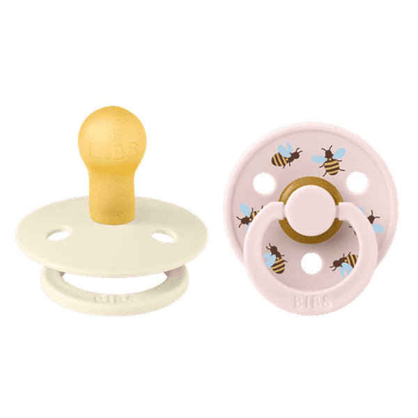 BIBS Pacifier - STUDIO Colour | Latex | Bumblebee Ivory Mix