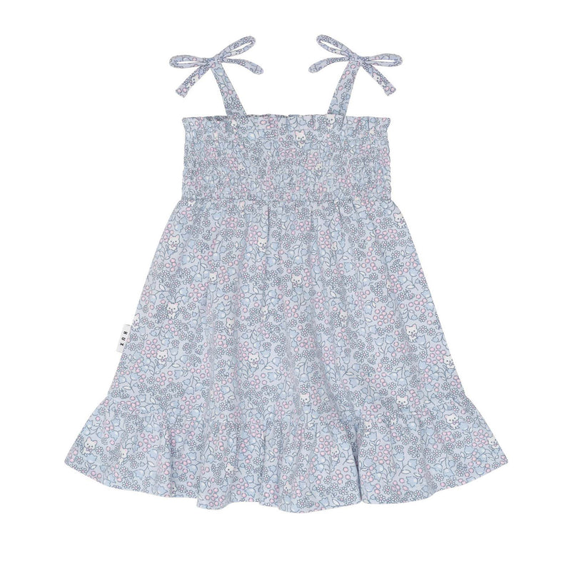 Bluebell Floral Shirred Dress