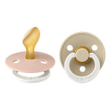 BIBS Pacifier - Anatomical | Latex | Night Glow | Blush/Vanilla