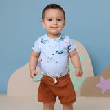 Short Sleeve Bodysuit - Blue Ocean