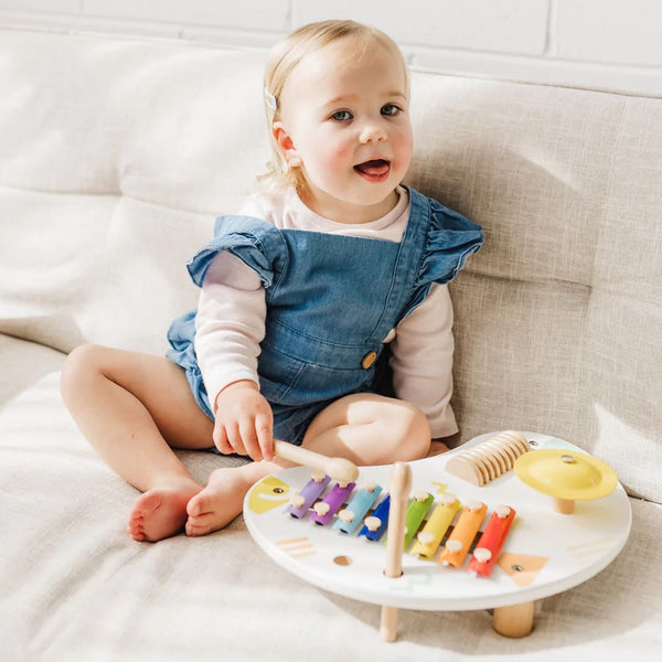 Bubble Wooden Music Table