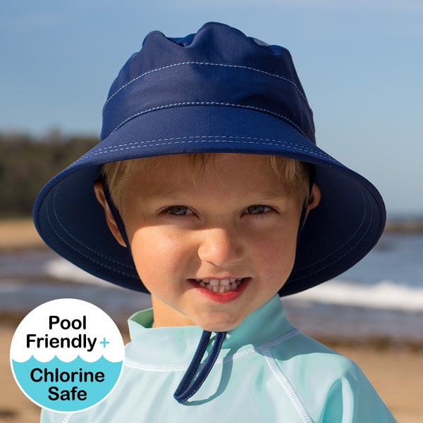 Kids Beach Bucket Hat - Marine