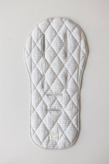 Pram Liner- Oatmeal & Stripe