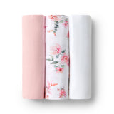 Large Organic Muslin Wraps 3 Pack - Camille/Milk/Fairytale