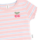 Candy Stripe Rib Tee