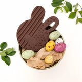 Easter Edition Chocolate Bunny Silicone Teething Disc - Milk Chocolate