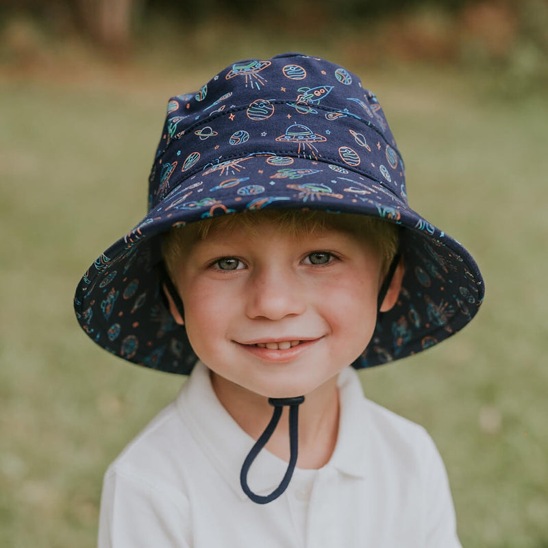 Kids Classic Bucket Sun Hat - Space