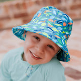 Kids Classic Swim Bucket Beach Hat - Pisces