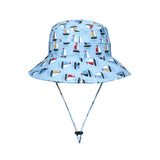 Kids Classic Swim Bucket Beach Hat - Sails