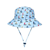 Kids Classic Swim Bucket Beach Hat - Sails