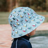 Kids Classic Swim Bucket Beach Hat - Sails