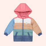 Colour Block Parka