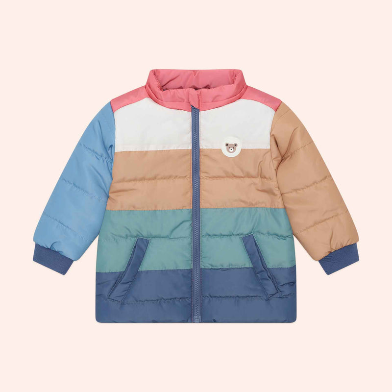 Colour Block Parka