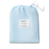 Snuggle Hunny Fitted Cot Sheet - Baby Blue