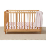 Snuggle Hunny Fitted Cot Sheet - Cherry Blossom