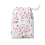 Snuggle Hunny Fitted Cot Sheet - Cherry Blossom