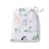 Snuggle Hunny Fitted Cot Sheet - Dog Park