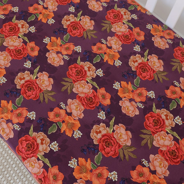 Snuggle Hunny Fitted Cot Sheet - Sienna