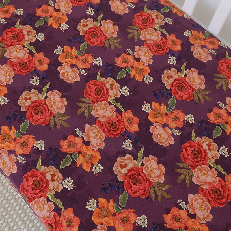 Snuggle Hunny Fitted Cot Sheet - Sienna