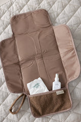 Teddy Change Mat Wallet - Nude