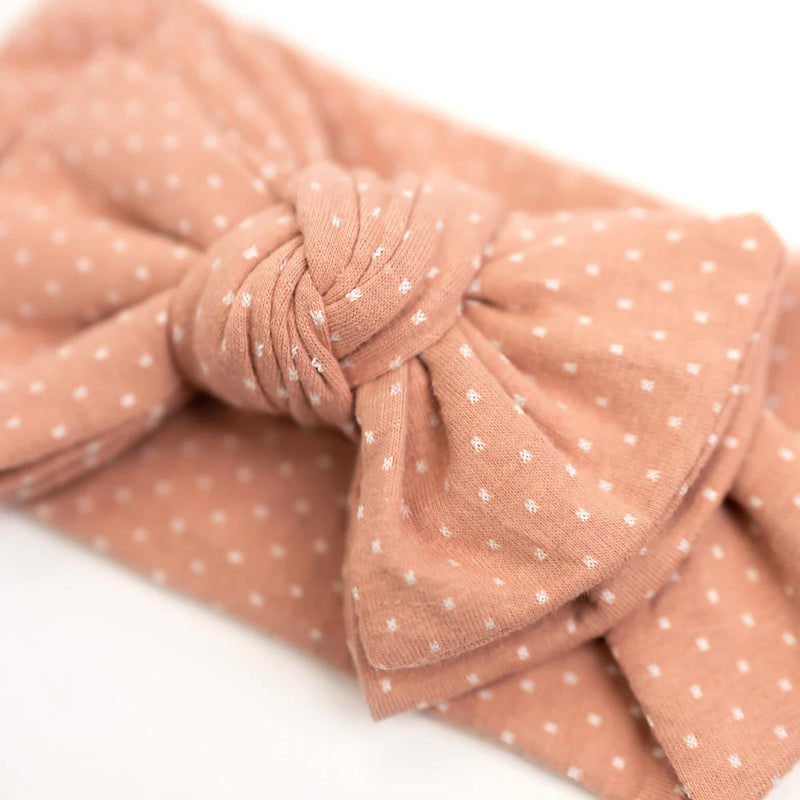 Darling Bow Headband - Pastel Pink