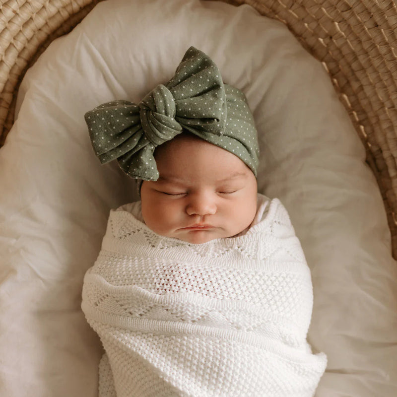 Darling Bow Headband - Sage