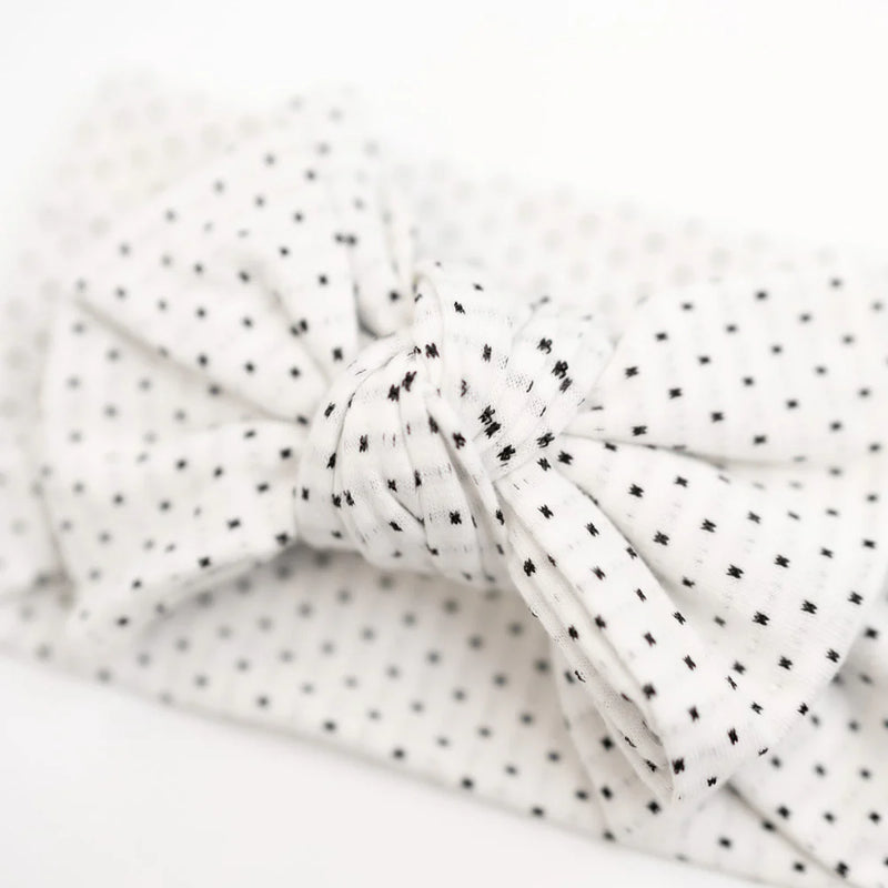 Darling Bow Headband - White