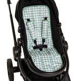 Universal Pram Liner - Gingham Sage