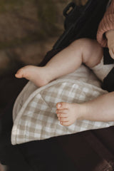 Pram Liner -Oatmeal & Gingham