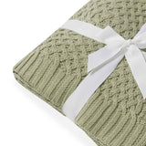 Snuggle Hunny Diamond Knit Baby Blanket - Dewkist
