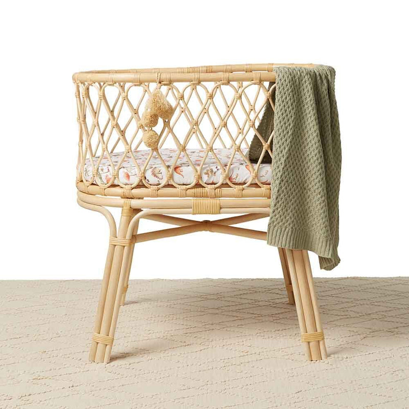 Snuggle Hunny Diamond Knit Baby Blanket - Dewkist