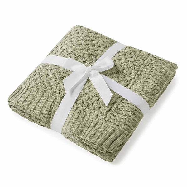 Snuggle Hunny Diamond Knit Baby Blanket - Dewkist