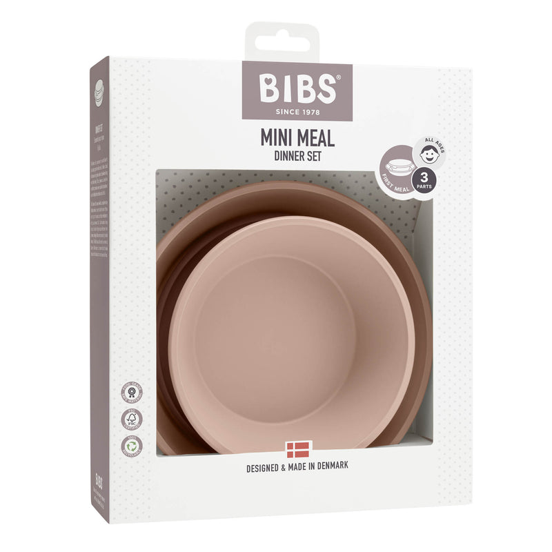 BIBS Mini Meal Dinner Set - Blush