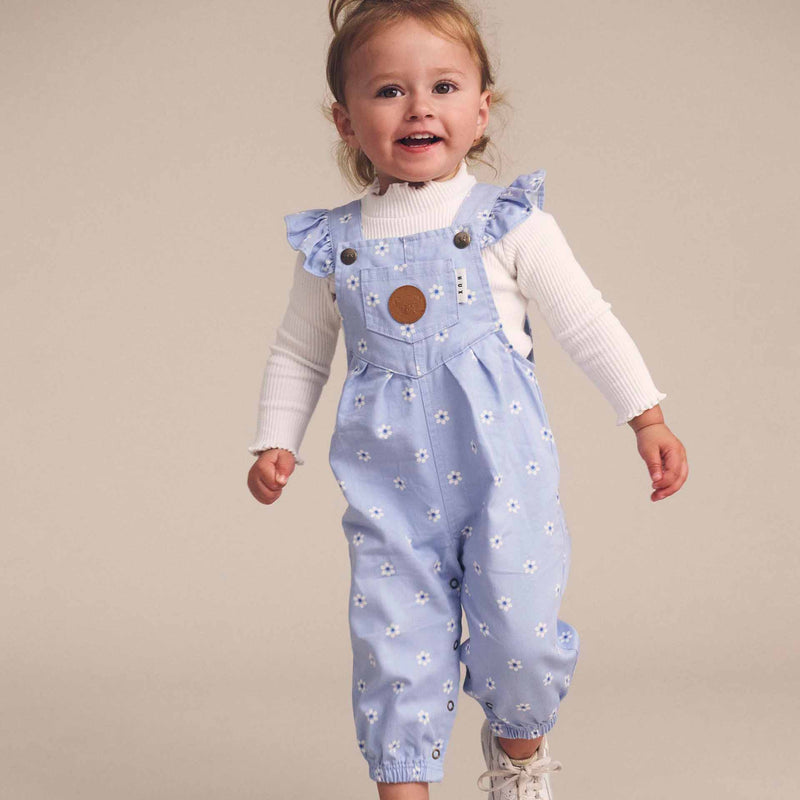 Ditsy Floral Frill Overall