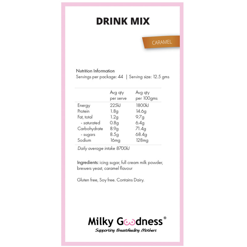 Lactation Caramel Drink Mix