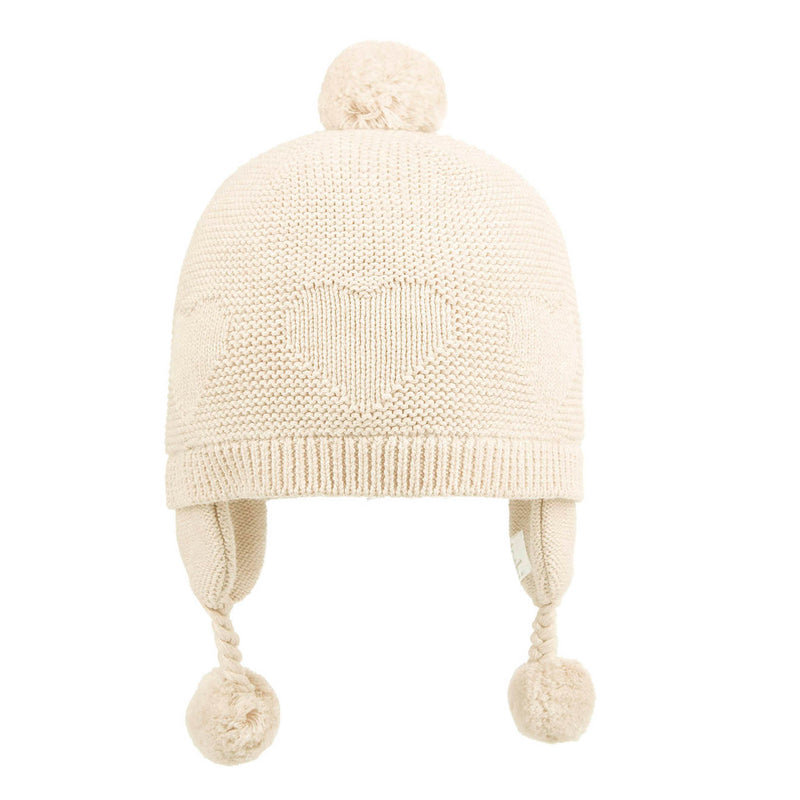 Toshi Organic Earmuff Beanie - Heart | Feather